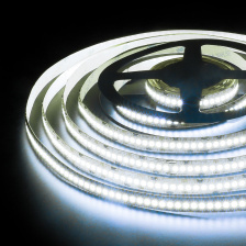Светодиодная лента 24V 16W IP65 Лента светодиодная 24V 16W 240Led 2835 IP65 холодный белый, 5м