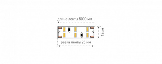 Светодиодная лента  SWG4240x2-12-24-W