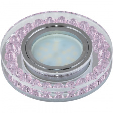 Точечный светильник Peonia DLS-P102 GU5.3 CHROME/PINK