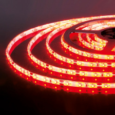Светодиодная лента  Лента светодиодная 12V 4,8W 60Led 2835 IP65 красный, 5м