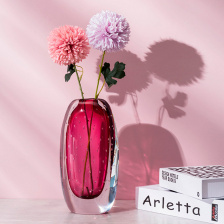 Мебель и интерьер/Вазы Cloyd ZANNY Vase / выс. 26 см - красн. стекло (арт.50047)