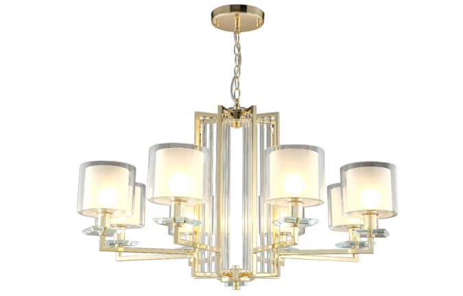 Бра Crystal Lux NICOLAS AP1 GOLD/WHITE фото 15