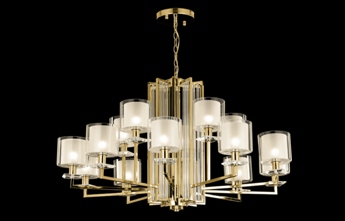 Бра Crystal Lux NICOLAS AP1 GOLD/WHITE фото 6