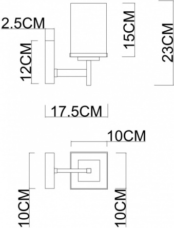 Бра Fawaris 4504/17 AP-1 фото 2