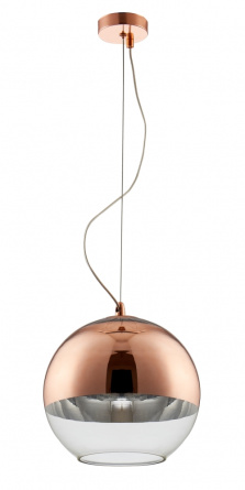 Светильник подвесной Crystal Lux WOODY SP1 D300 COPPER фото 1