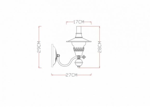 Бра Trattoria A5664AP-1AB фото 2