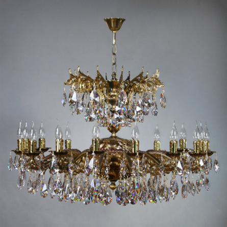 Подвесная люстра Leon 2128/16 PB Tear Drop фото 1