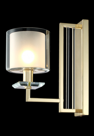 Бра Crystal Lux NICOLAS AP1 GOLD/WHITE фото 2